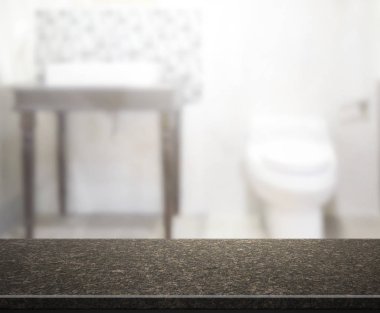 Masa üstü ve arka plan bulanıklık banyo