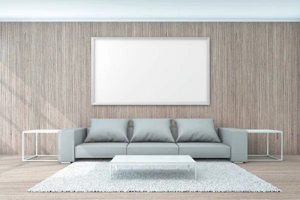 Living Area For Background Concept 3d Rendering — Stock Photo, Image