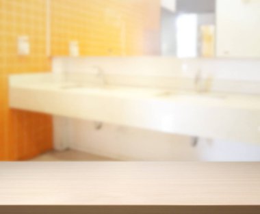 Masa üstü ve arka plan bulanıklık banyo