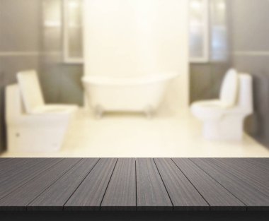 Masa üstü ve arka plan bulanıklık banyo
