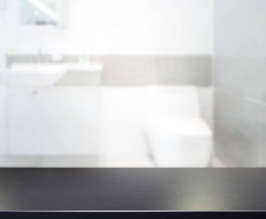 Masa üstü ve arka plan bulanıklık banyo