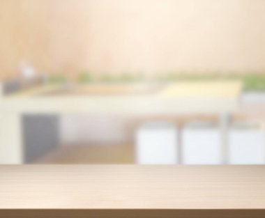 Masa üstü ve arka plan bulanıklık banyo