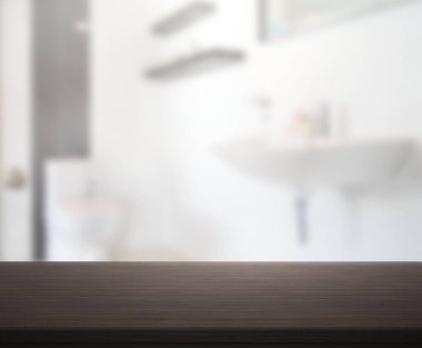 Masa üstü ve arka plan bulanıklık banyo