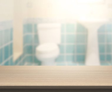 Masa üstü ve arka plan bulanıklık banyo