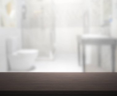 Masa üstü ve arka plan bulanıklık banyo
