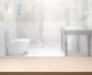 Masa üstü ve arka plan bulanıklık banyo