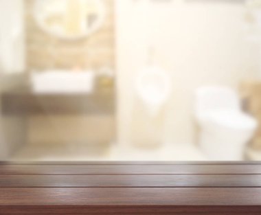 Masa üstü ve arka plan bulanıklık banyo