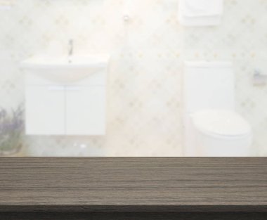 Masa üstü ve arka plan bulanıklık banyo