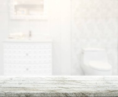 Masa üstü ve arka plan bulanıklık banyo