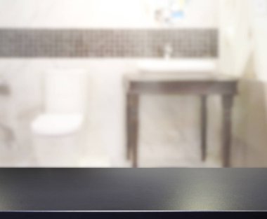 Masa üstü ve arka plan bulanıklık banyo
