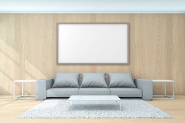 Yaşam alanı için arka plan kavramı 3d render