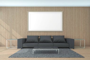 Yaşam alanı için arka plan kavramı 3d render