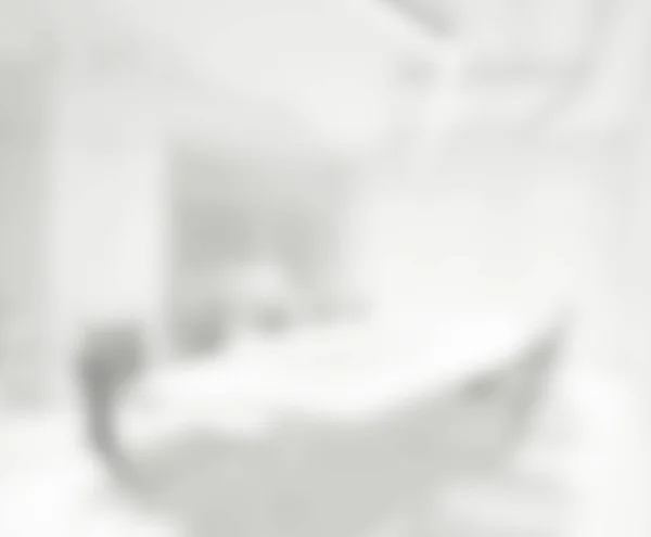 ホワイトのインテリアのぼかしの抽象的な背景 — ストック写真