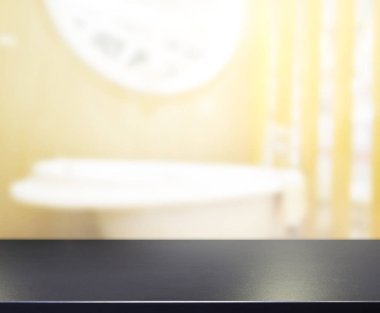 Masa üstü ve arka plan bulanıklık banyo