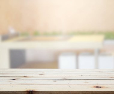 Masa üstü ve arka plan bulanıklık banyo