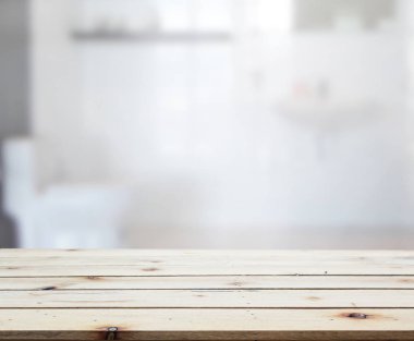 Masa üstü ve arka plan bulanıklık banyo