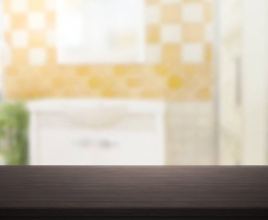 Masa üstü ve arka plan bulanıklık banyo