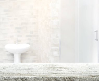 Masa üstü ve arka plan bulanıklık banyo