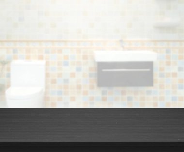 Masa üstü ve arka plan bulanıklık banyo