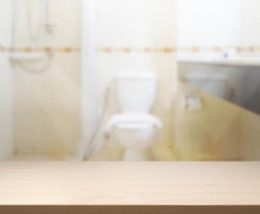 Masa üstü ve arka plan bulanıklık banyo