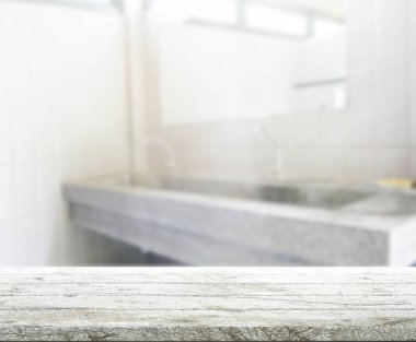 Masa üstü ve arka plan bulanıklık banyo