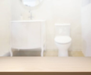 Masa üstü ve arka plan bulanıklık banyo
