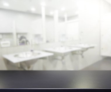 Masa üstü ve arka plan bulanıklık banyo