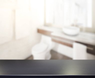 Masa üstü ve arka plan bulanıklık banyo