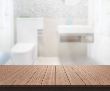 Masa üstü ve arka plan bulanıklık banyo