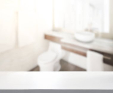 Masa üstü ve arka plan bulanıklık banyo