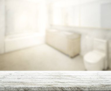 Masa üstü ve arka plan bulanıklık banyo