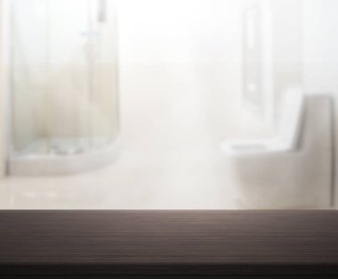 Masa üstü ve arka plan bulanıklık banyo