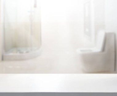 Masa üstü ve arka plan bulanıklık banyo
