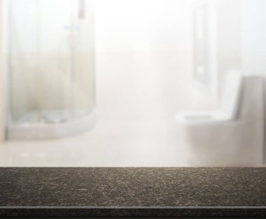 Masa üstü ve arka plan bulanıklık banyo