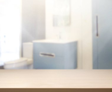 Masa üstü ve arka plan bulanıklık banyo