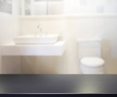 Masa üstü ve arka plan bulanıklık banyo