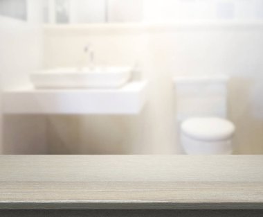 Masa üstü ve arka plan bulanıklık banyo