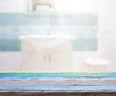 Masa üstü ve arka plan bulanıklık banyo