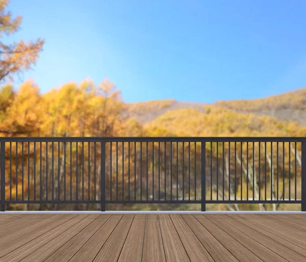 Balkon ve Teras, doğa arka plan bulanıklık