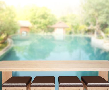 Masa üstü ve Görüntü Yüzme Arkaplan Havuzu