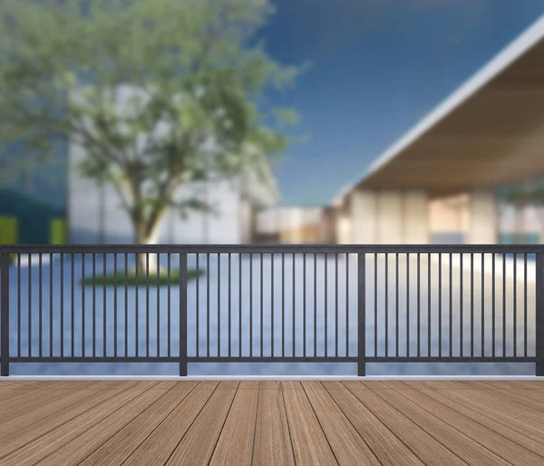 Balkon ve Teras, doğa arka plan bulanıklık