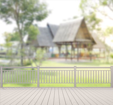 Balkon ve Teras dış arka plan bulanıklık