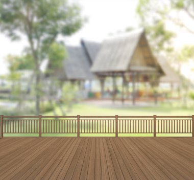 Balkon ve Teras dış arka plan bulanıklık