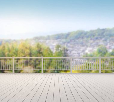 Balkon ve Teras, doğa arka plan bulanıklık