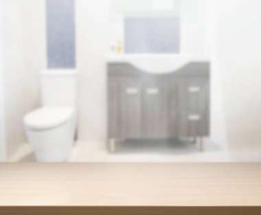 Masa üstü ve arka plan bulanıklık banyo