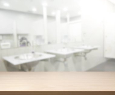 Masa üstü ve arka plan bulanıklık banyo