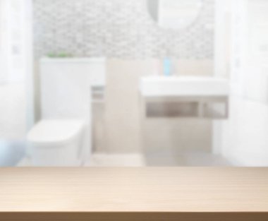 Masa üstü ve arka plan bulanıklık banyo