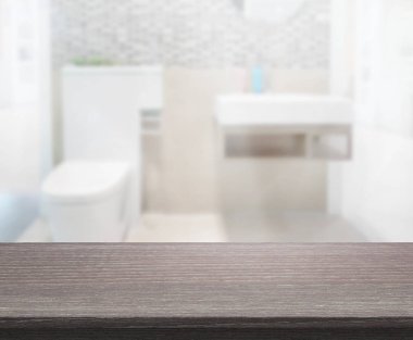 Masa üstü ve arka plan bulanıklık banyo