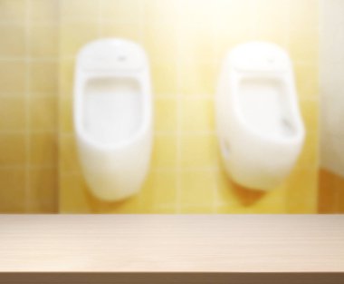 Masa üstü ve arka plan bulanıklık banyo