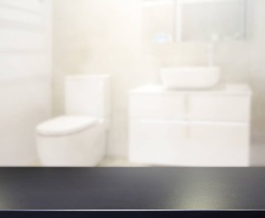 Masa üstü ve arka plan bulanıklık banyo